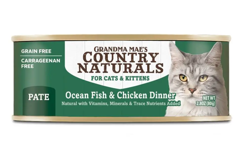 Country Naturals 海魚雞肉鮮味肉泥配方 貓罐頭2.8oz